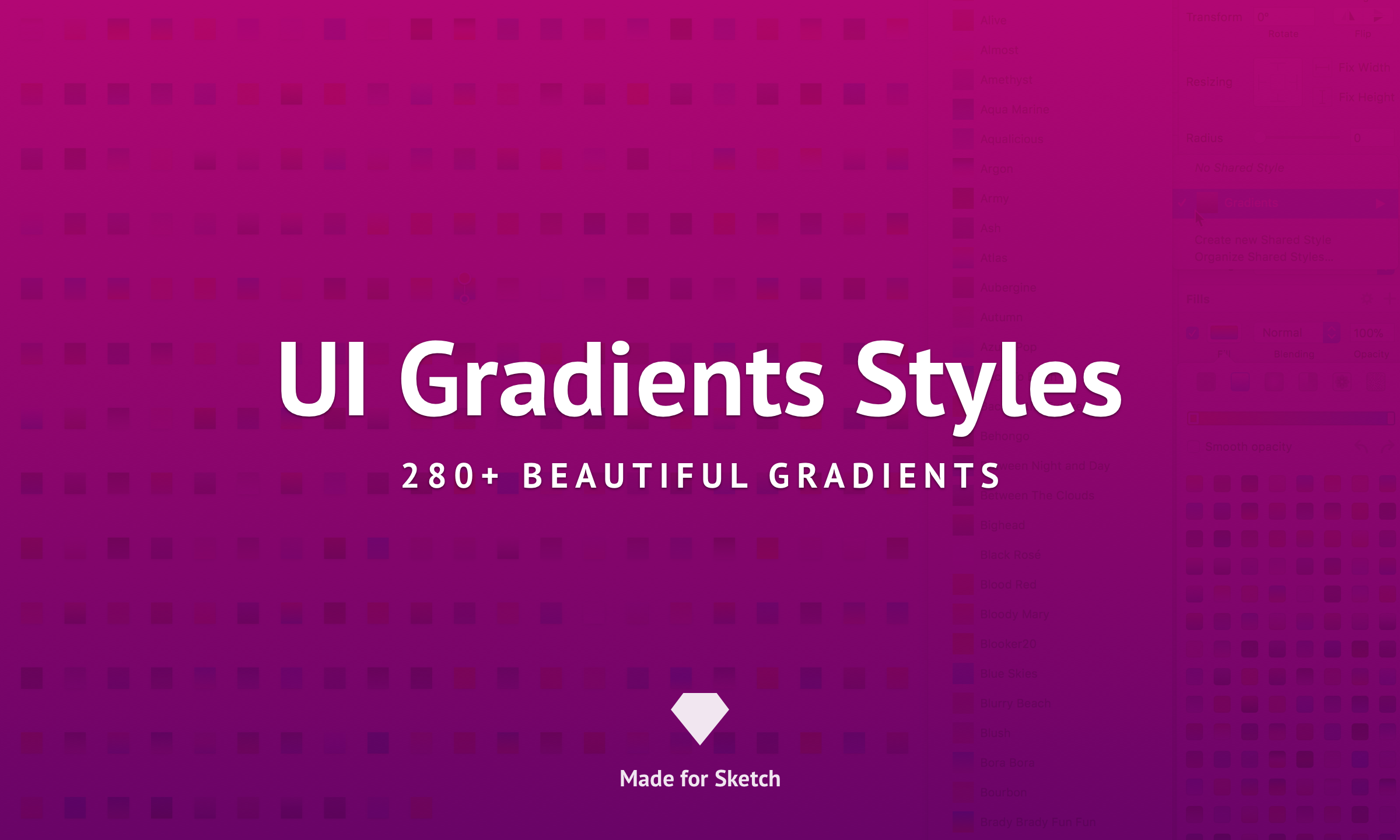 Gradients for Sketch