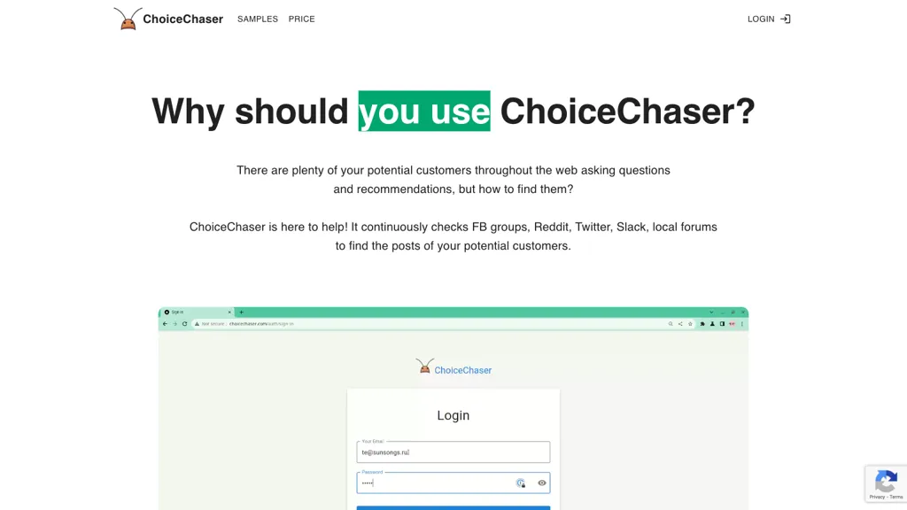 ChoiceChaser