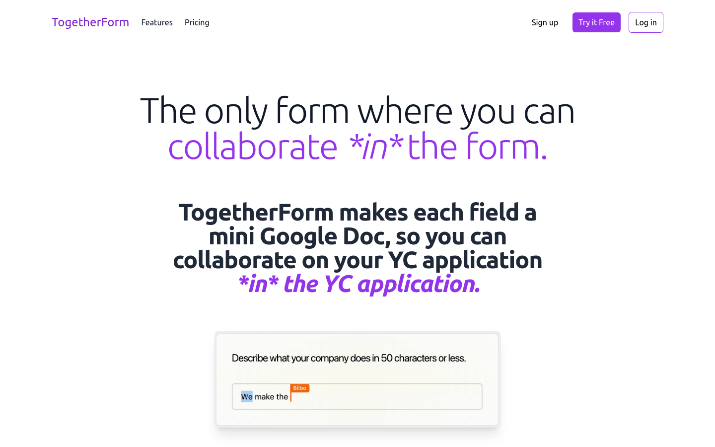 TogetherForm