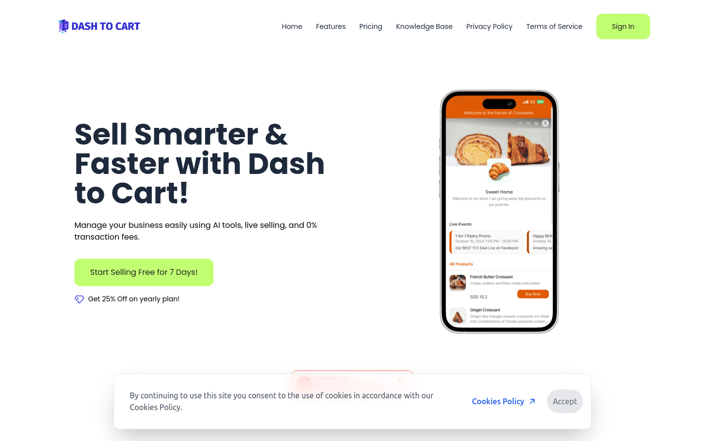 Dash to Cart