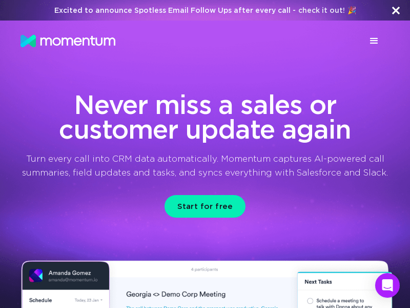 Momentum Sales AI