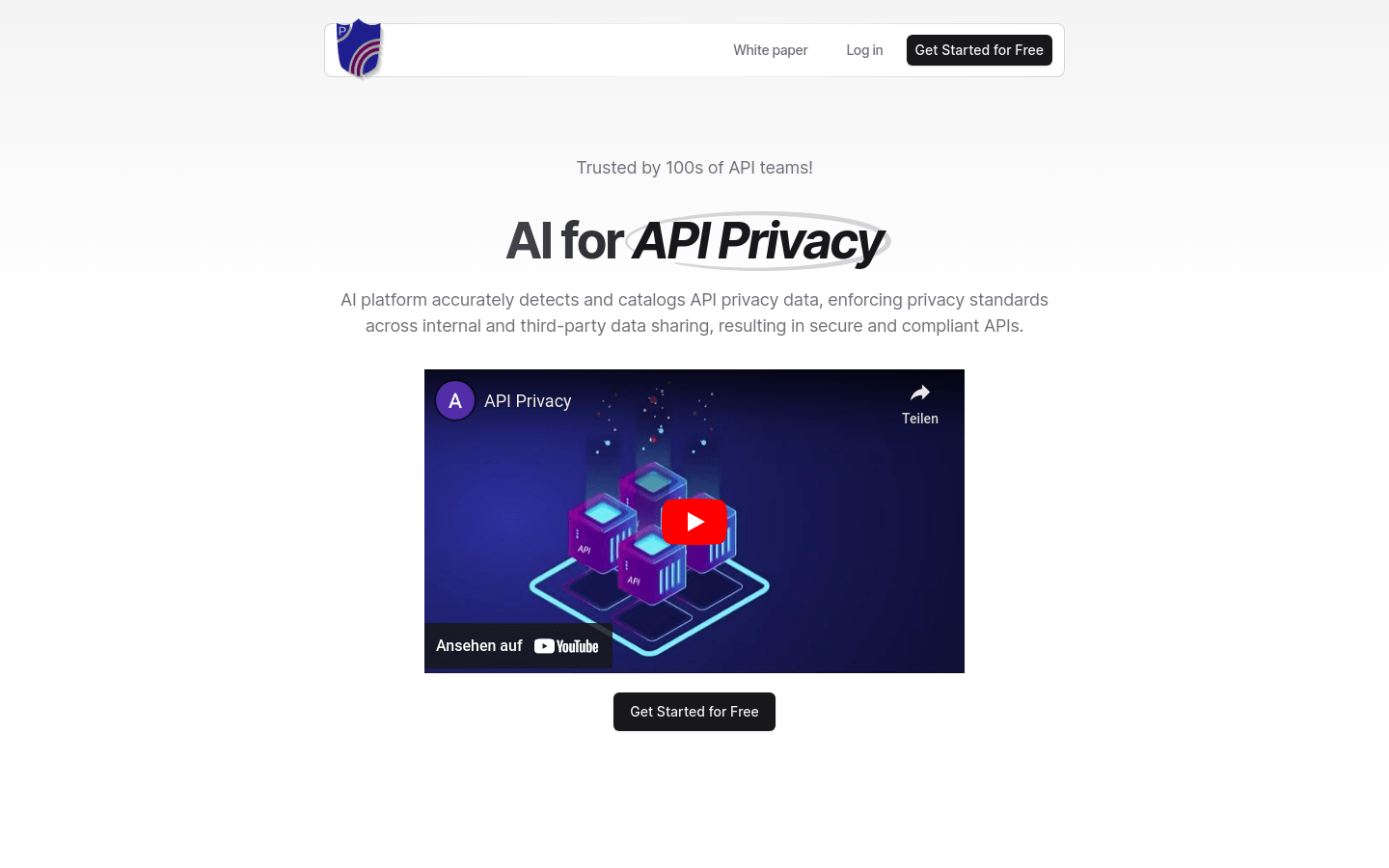 AI for API Privacy