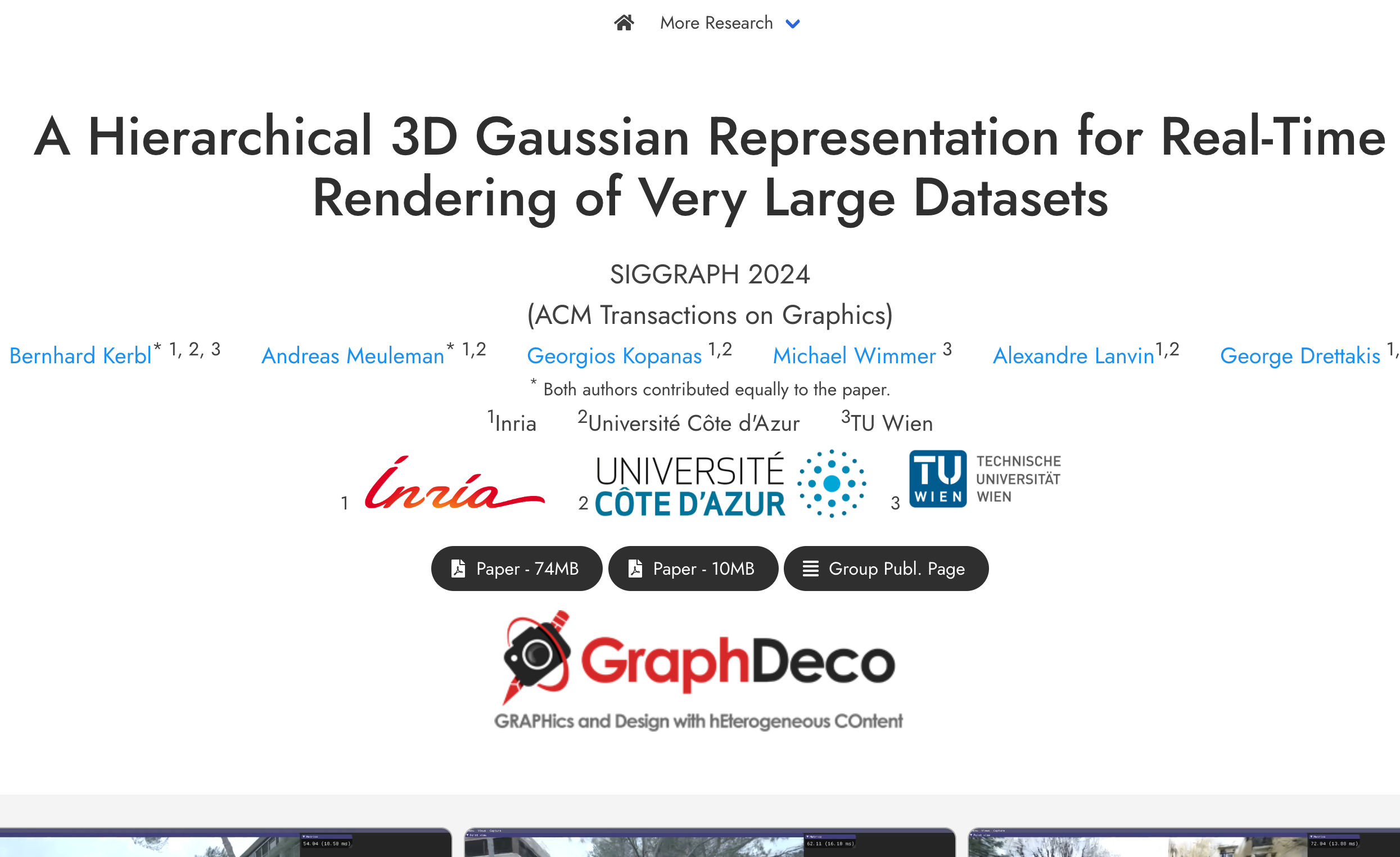 Hierarchical 3D Gaussian