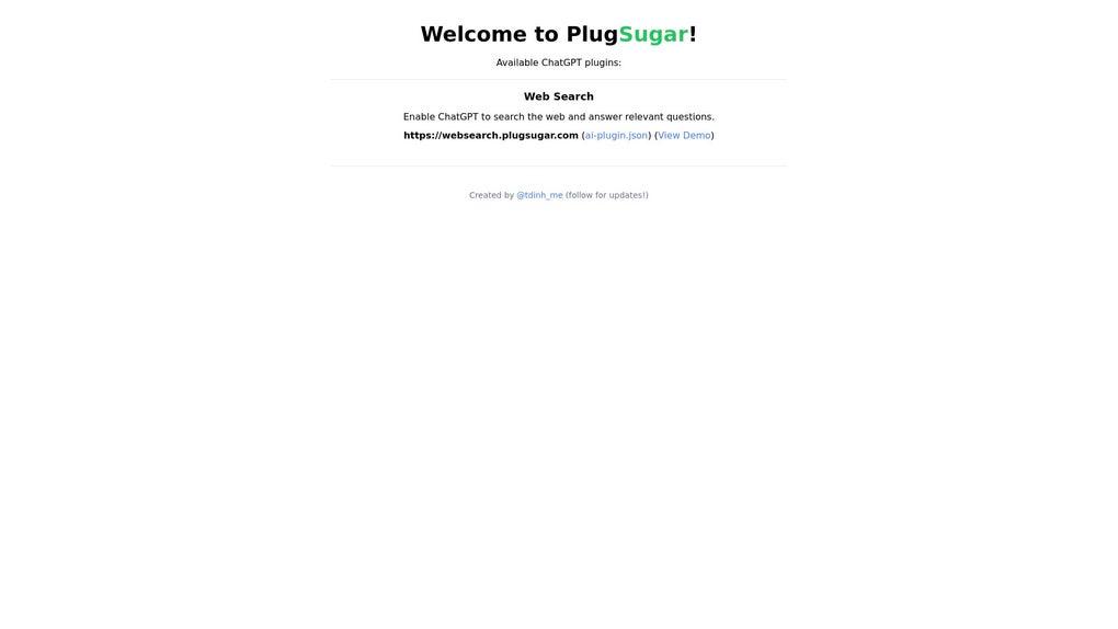 PlugSugar