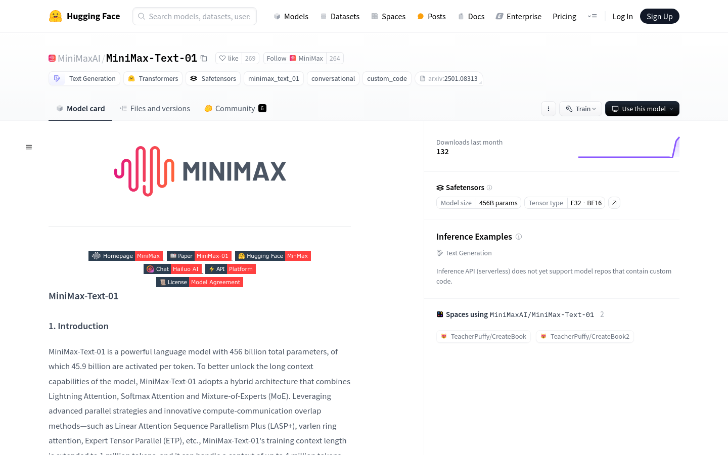 MiniMax-Text-01