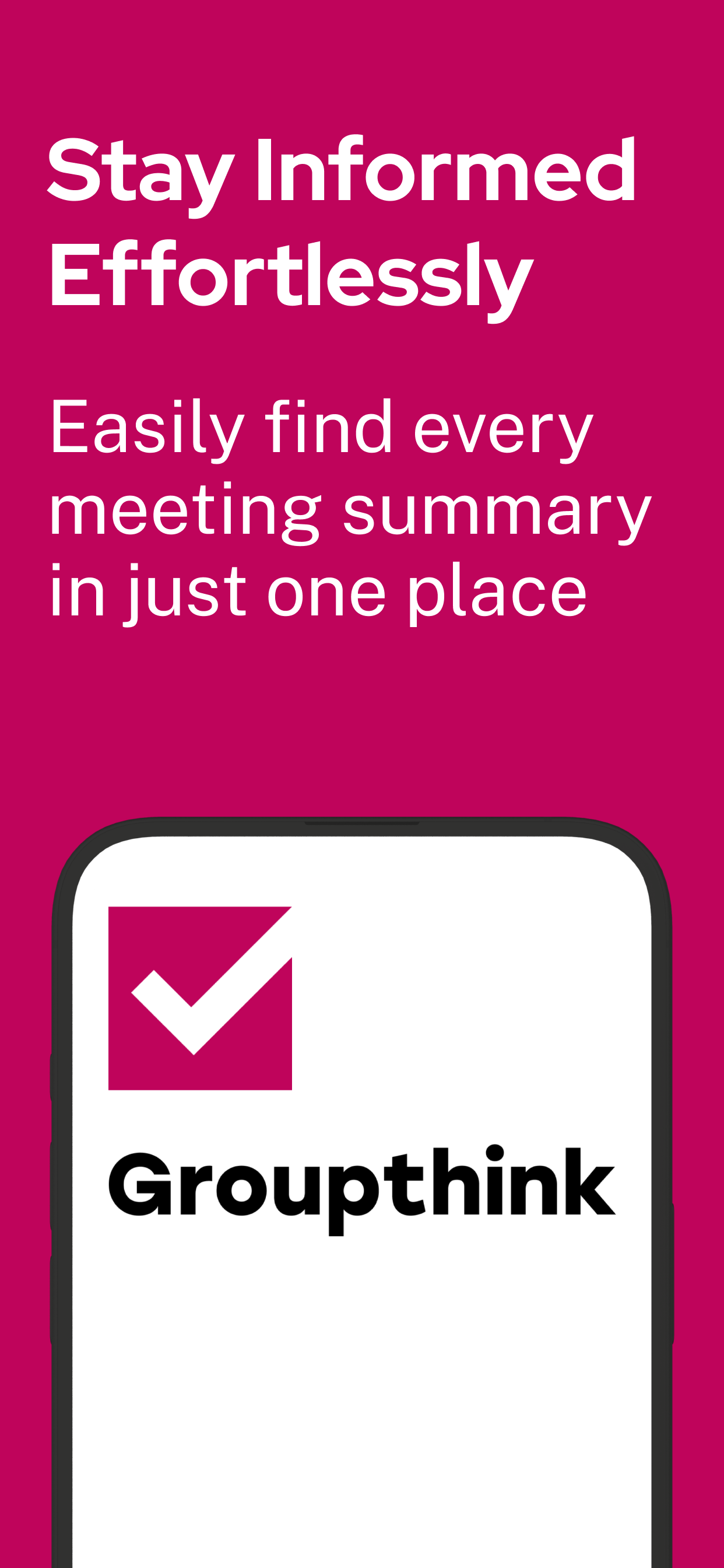 Groupthink for iOS