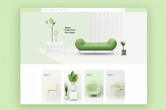 Furniture Online Store Web Design