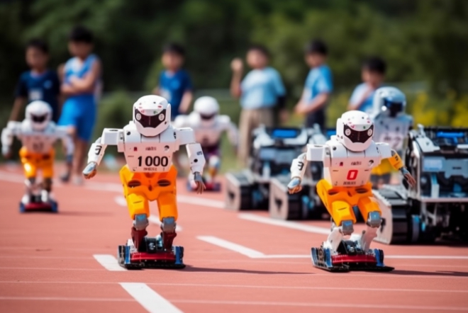 Robot competition racing