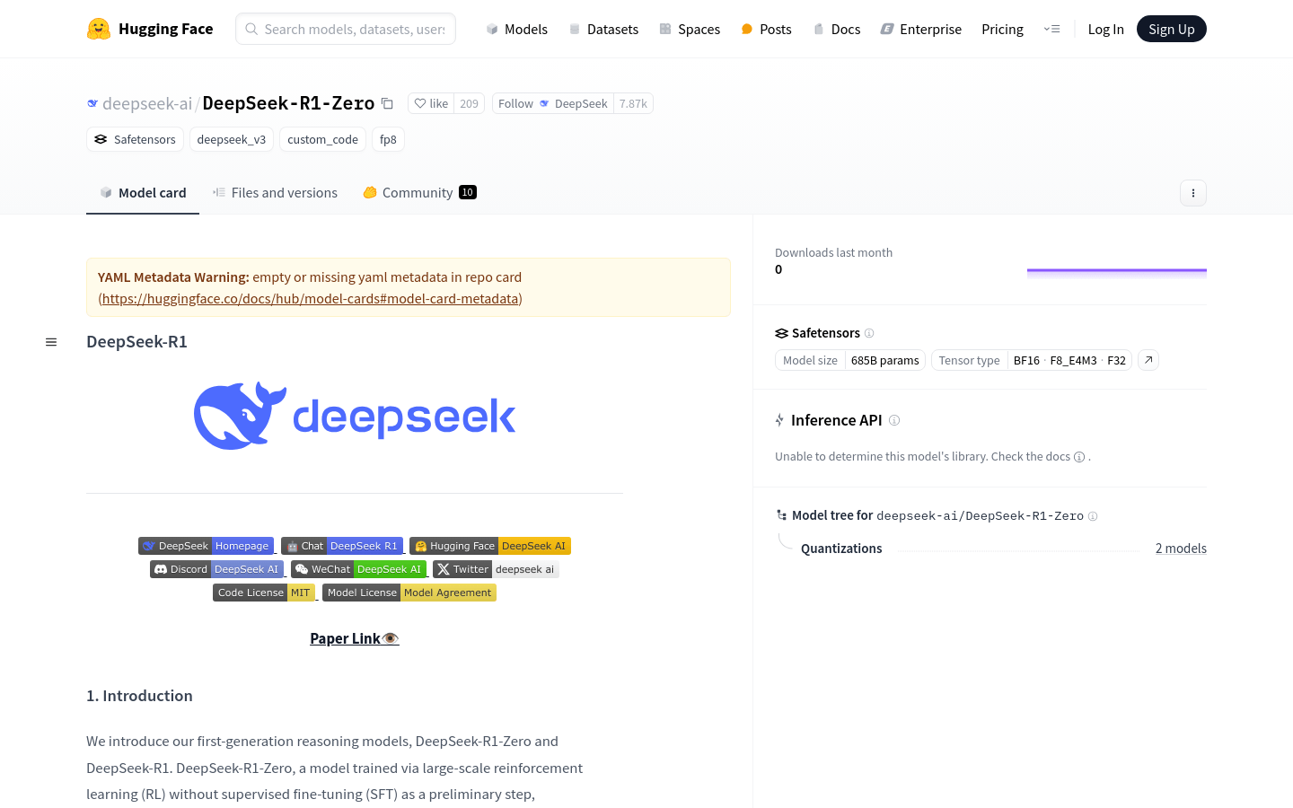 DeepSeek-R1-Zero