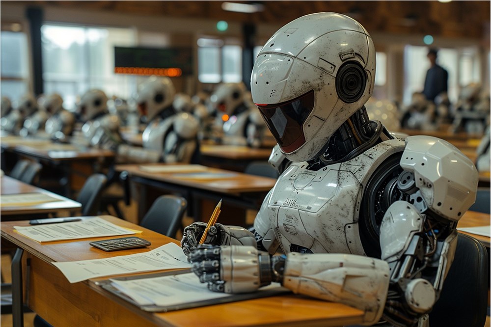 Robot takes exam Robot college entrance examination