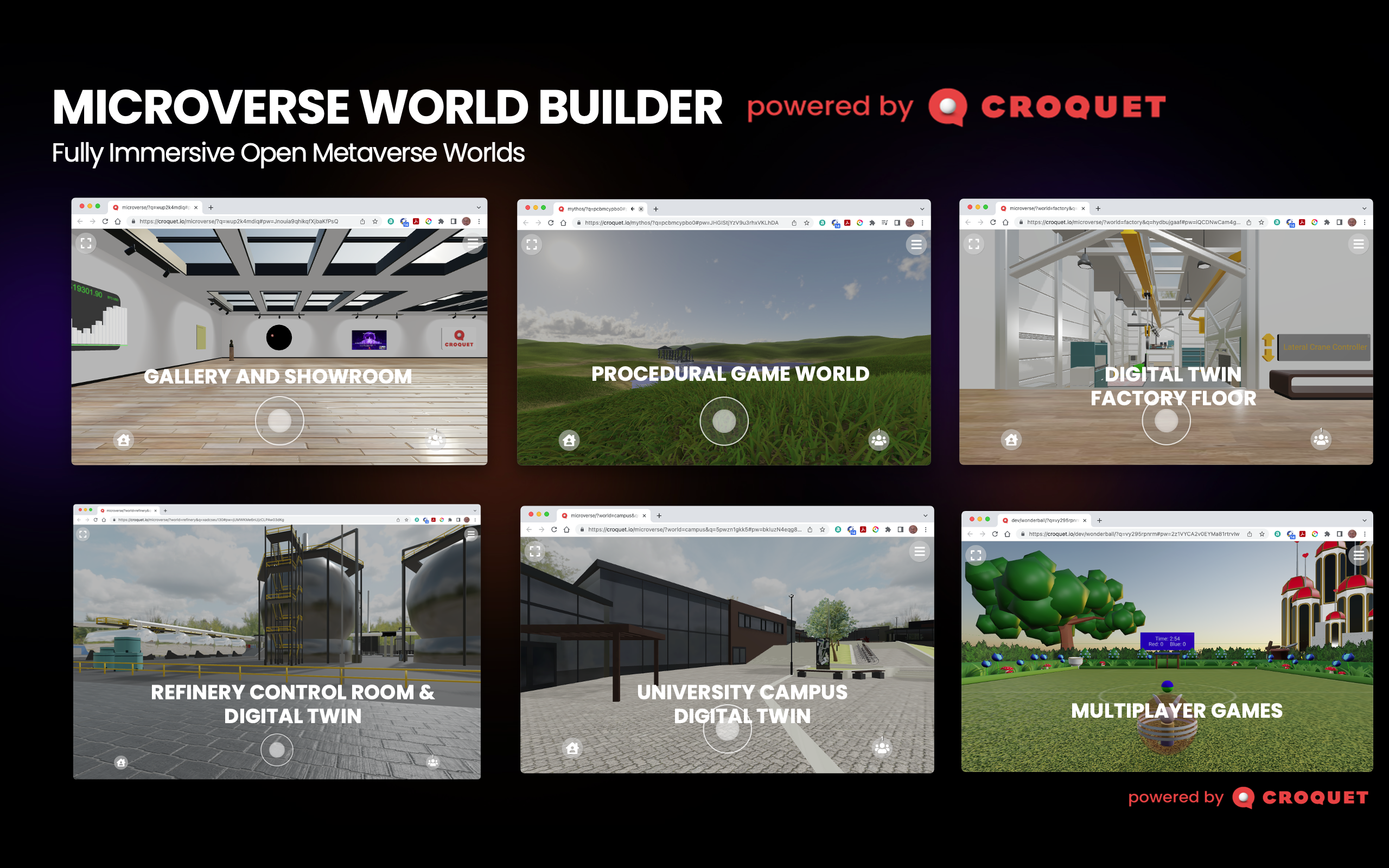 Croquet Microverse World Builder