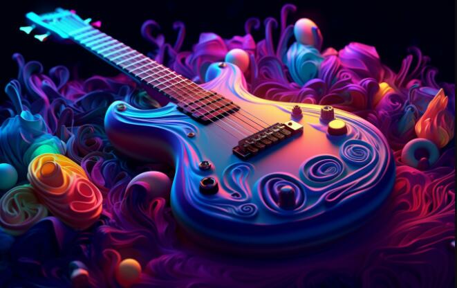 Guitar Music AI Painting (3)