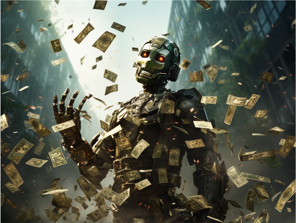 AI Robot Money Investment