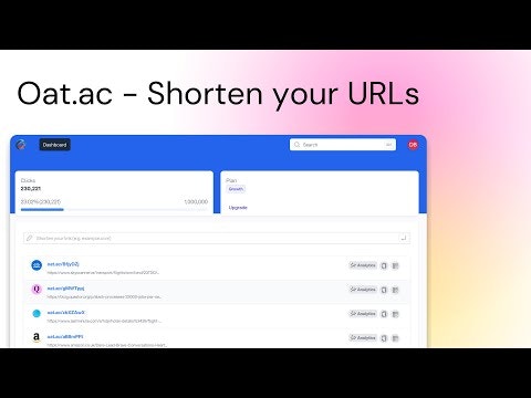 Oat.ac - URL Shortener
