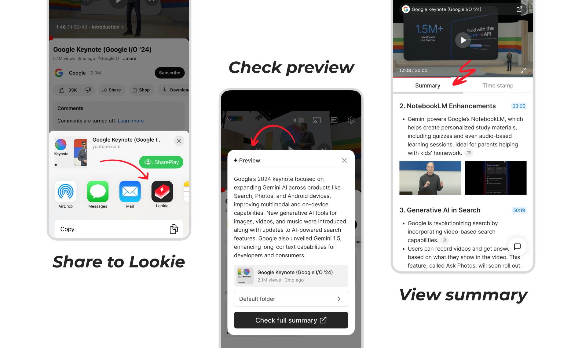 Lookie AI: Make YouTube Your Brain