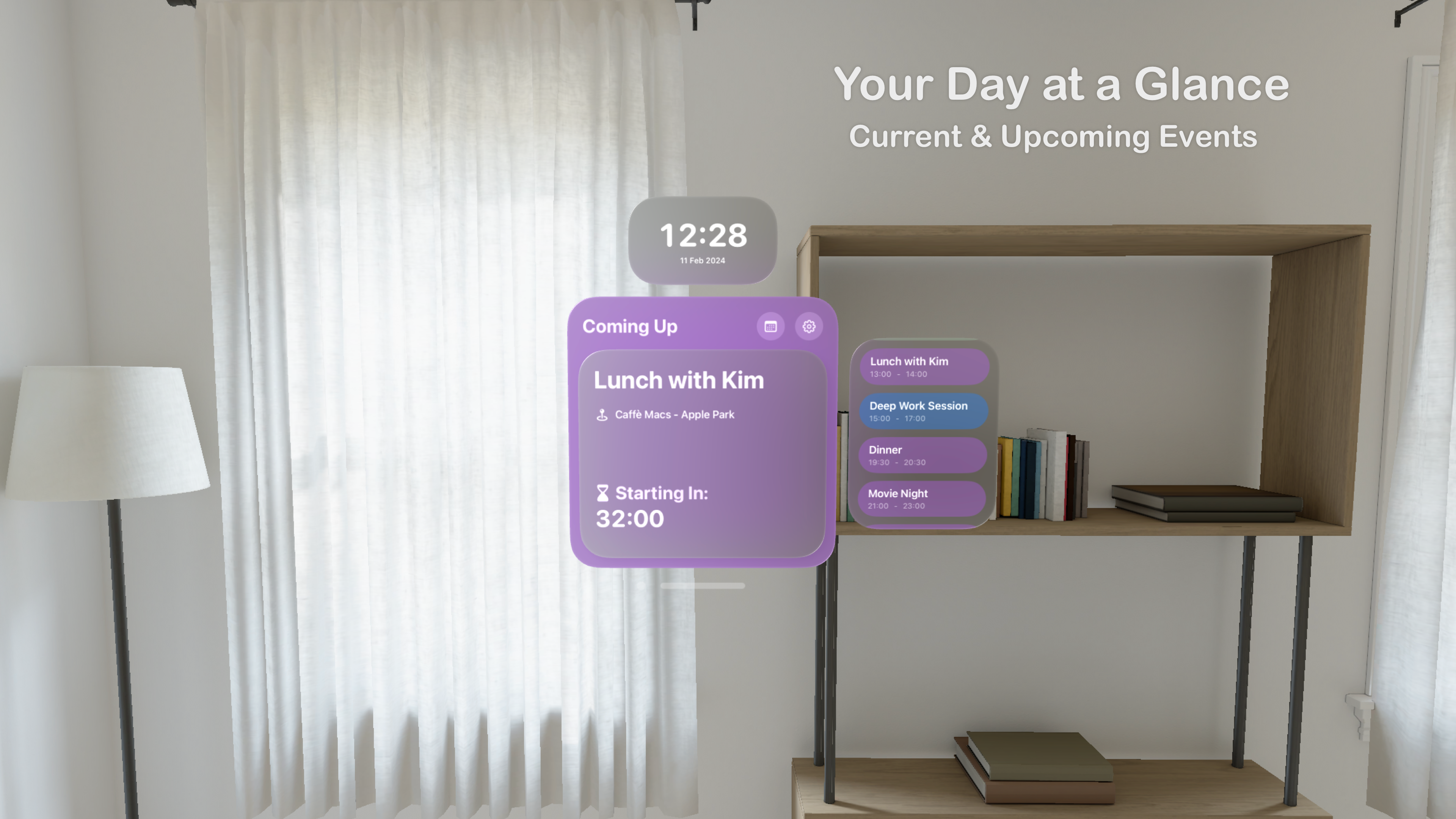 Day Peek for Apple Vision Pro