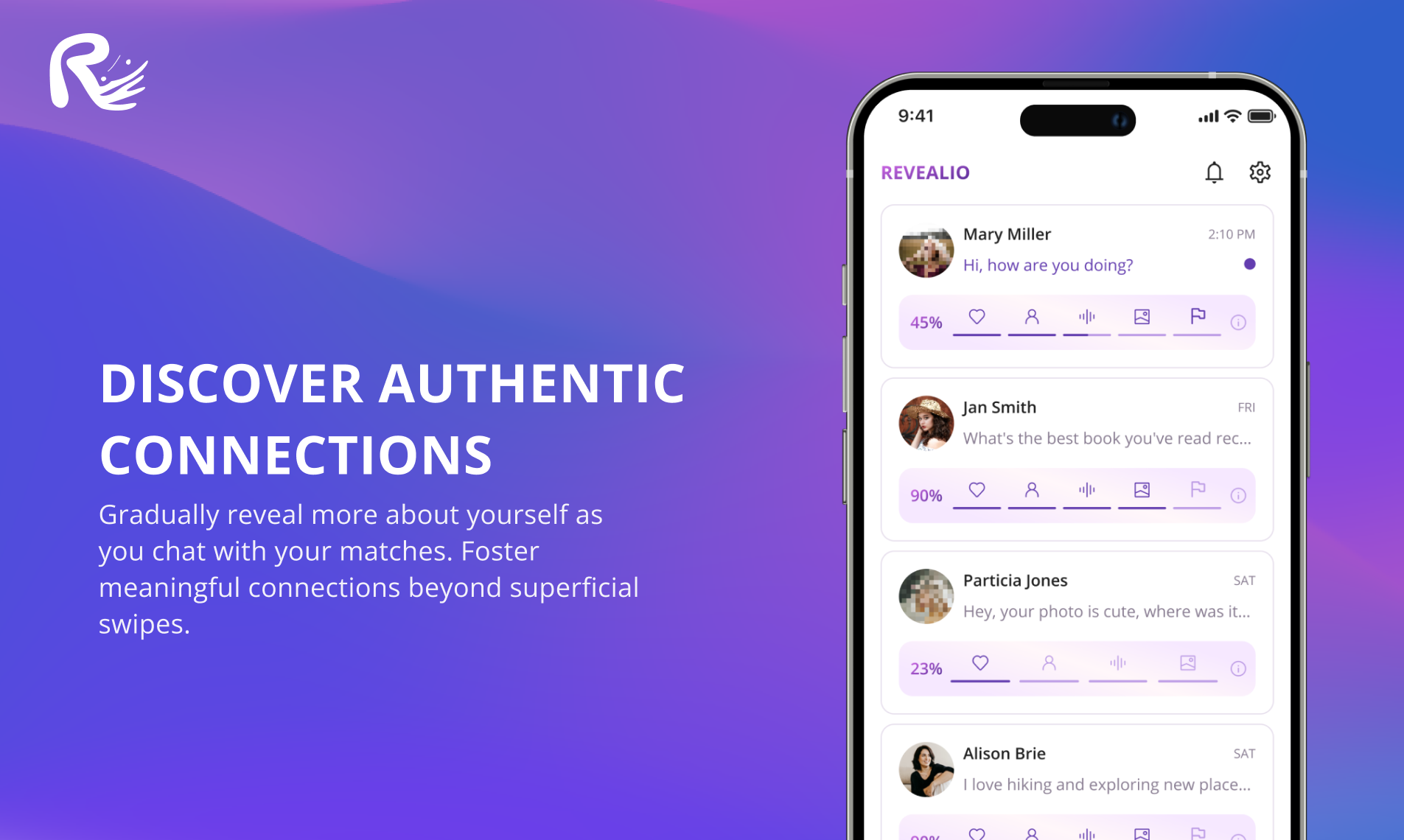 Revealio: Discover & Connect