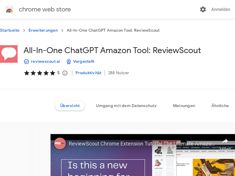 ReviewScout All-In-One Chrome Extension