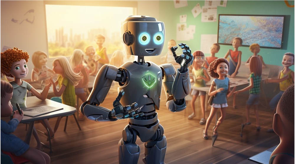 AI teacher robot teacher