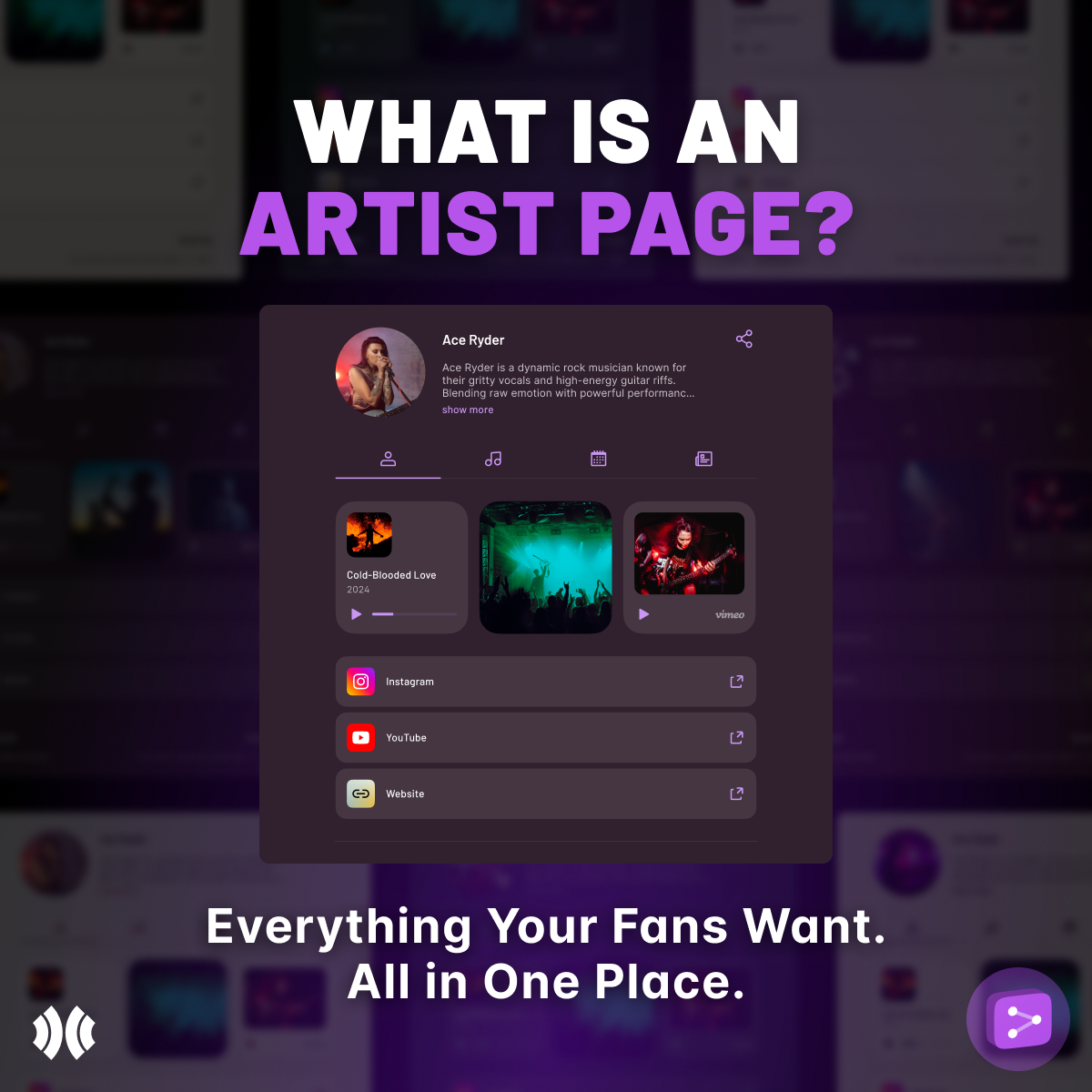 Artist Pages