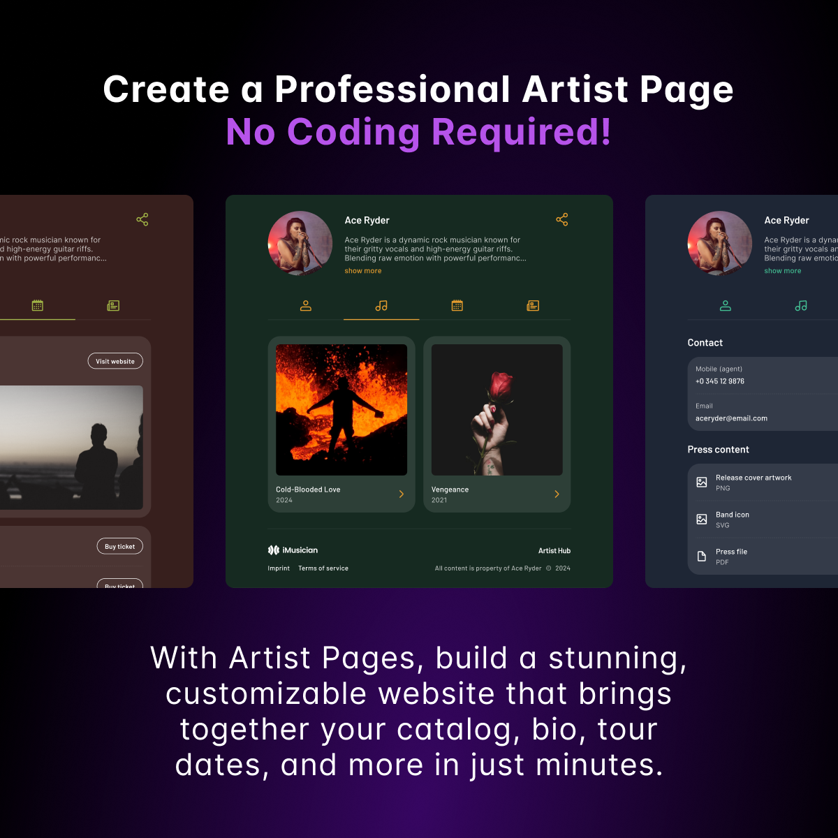 Artist Pages