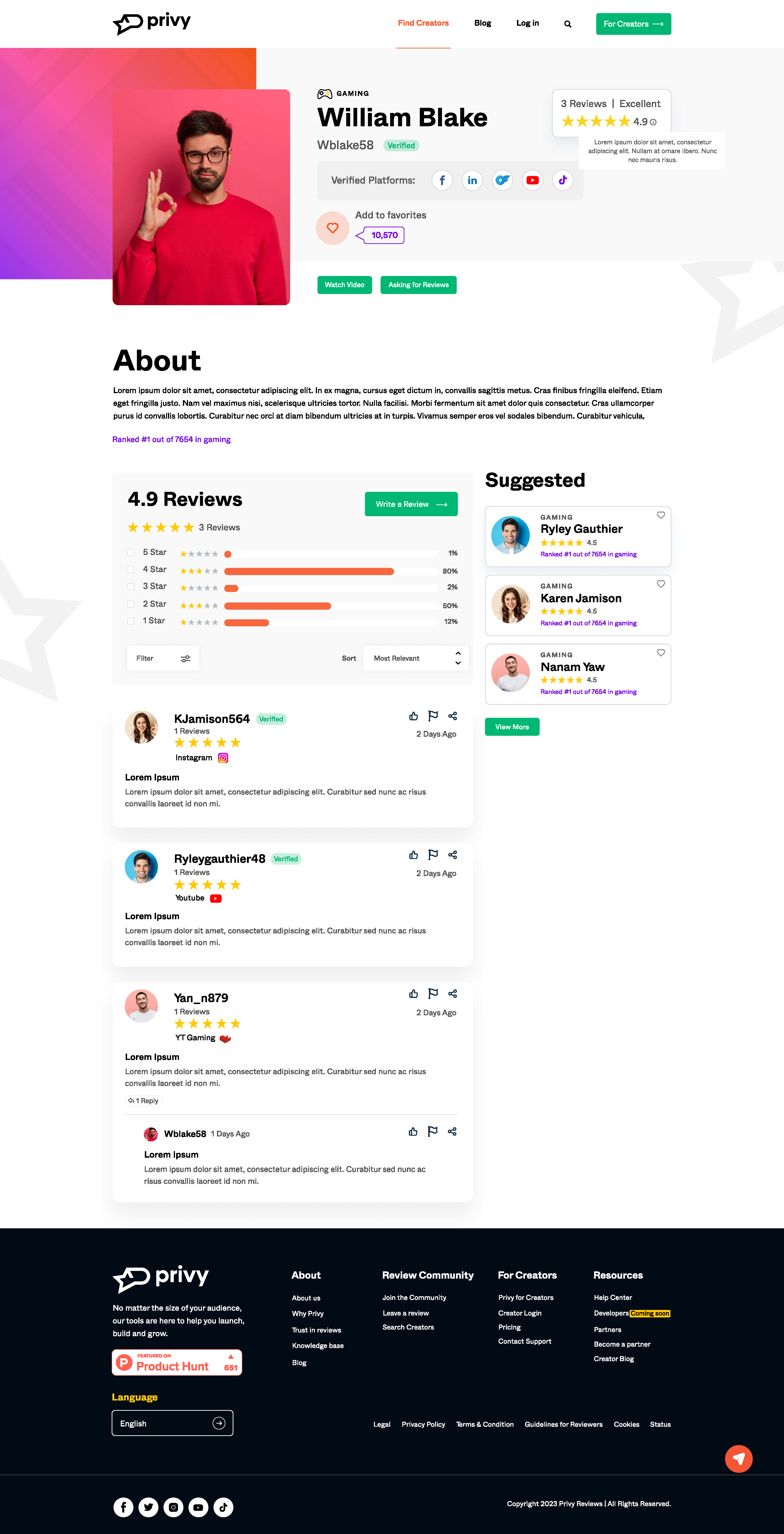 Privy Reviews