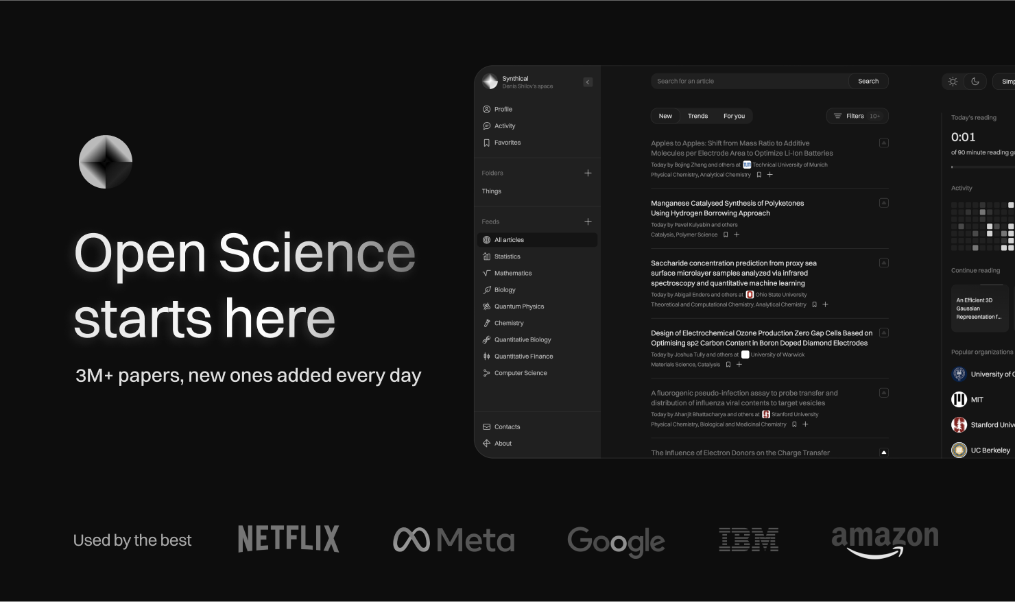 Synthical: Science, Simplified