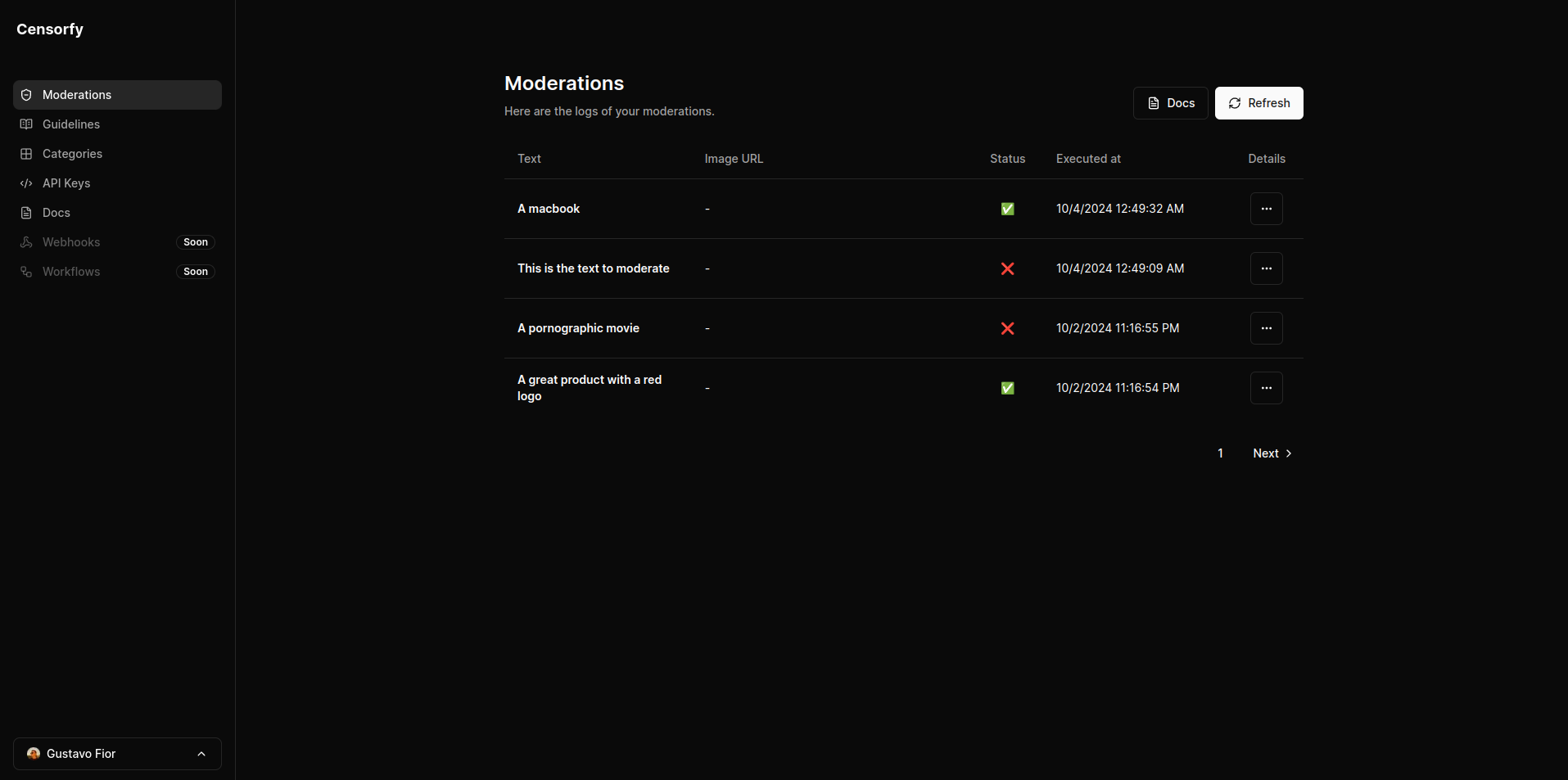 Censorfy - AI Content Moderation