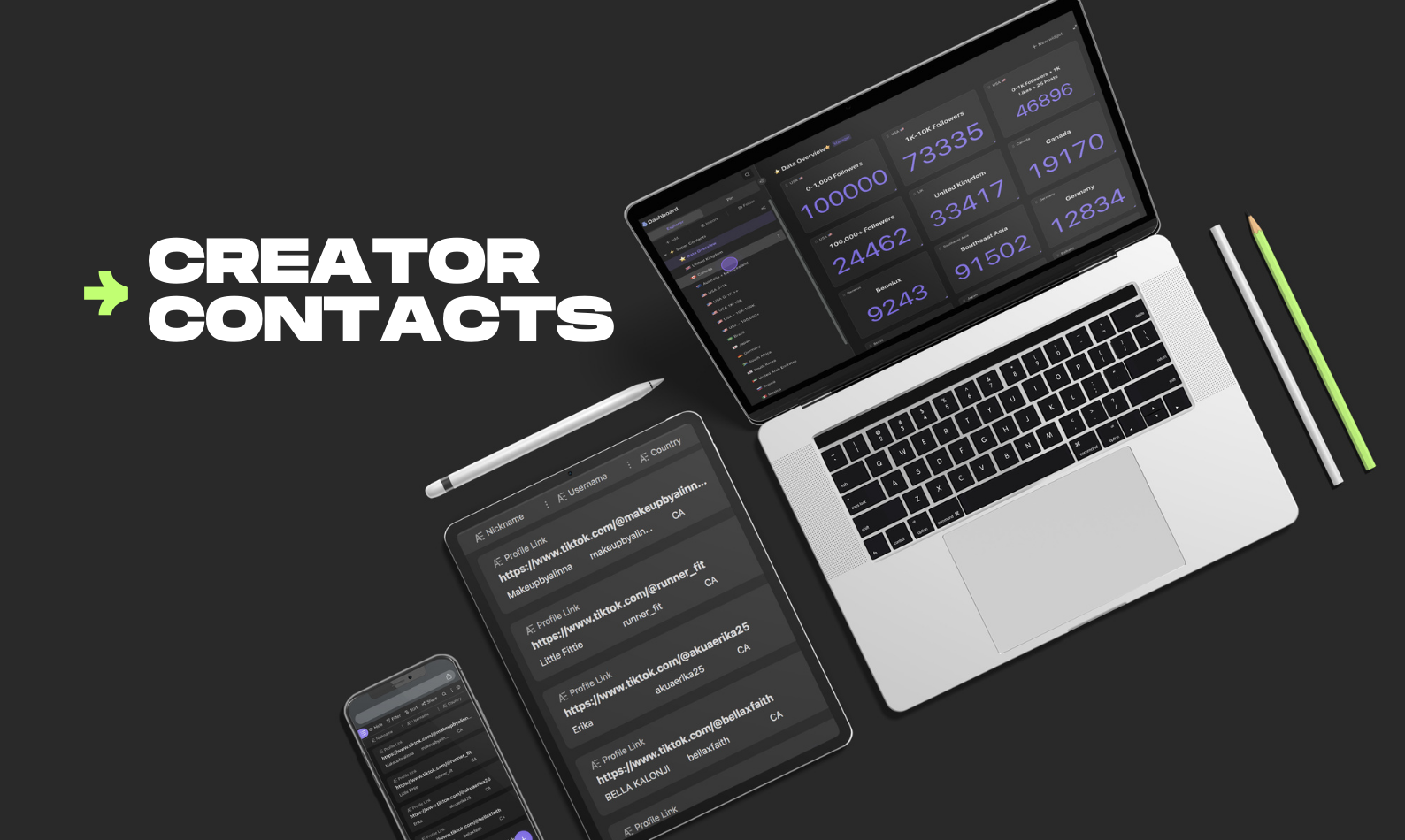 Influencer Database by Creator Contacts