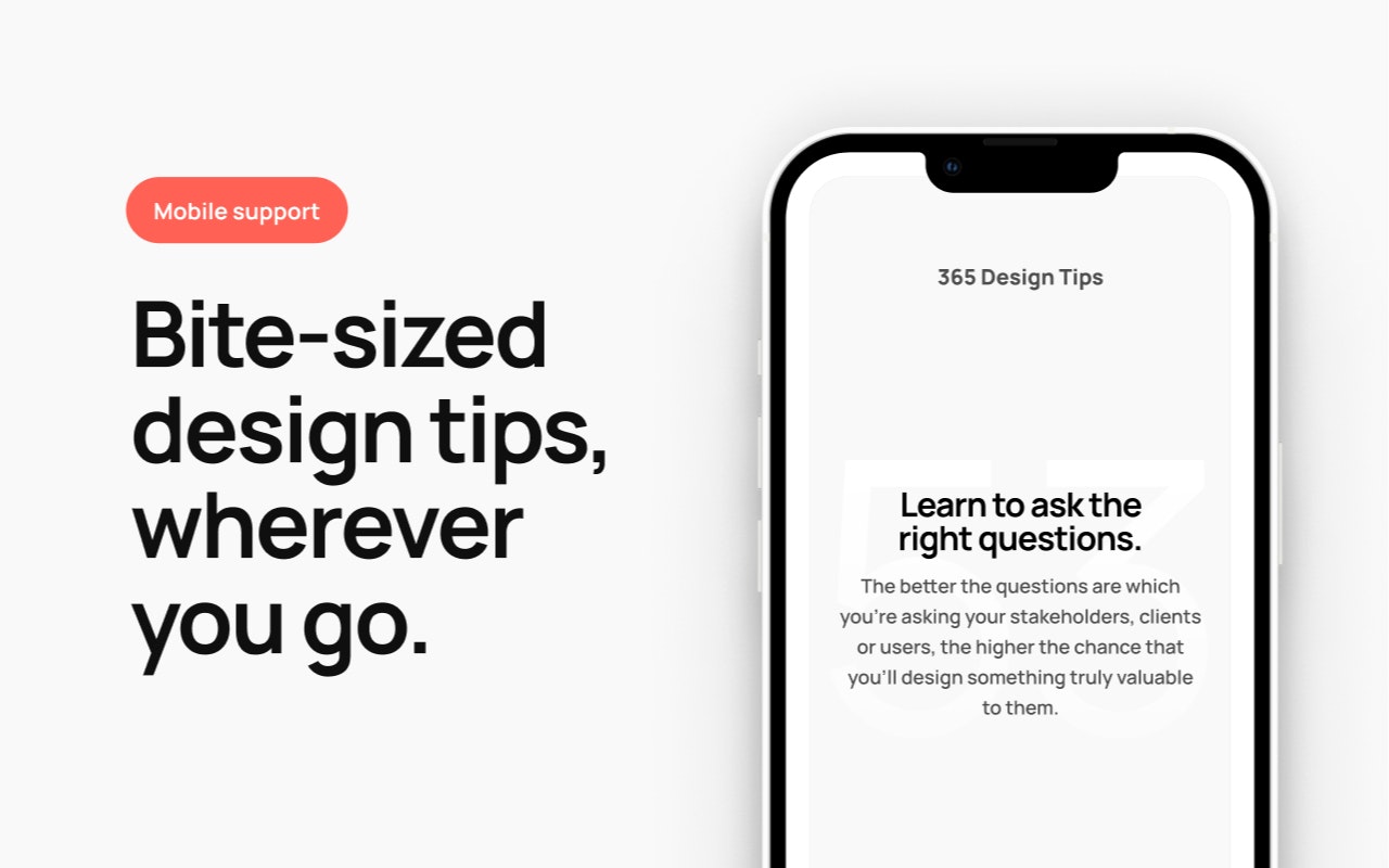365 Design Tips