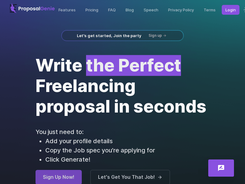 Proposal Genie