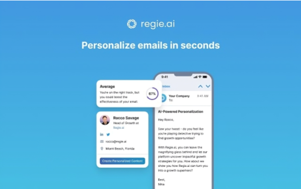 Regie.ai: AI-driven sales empowerment and humanized communication