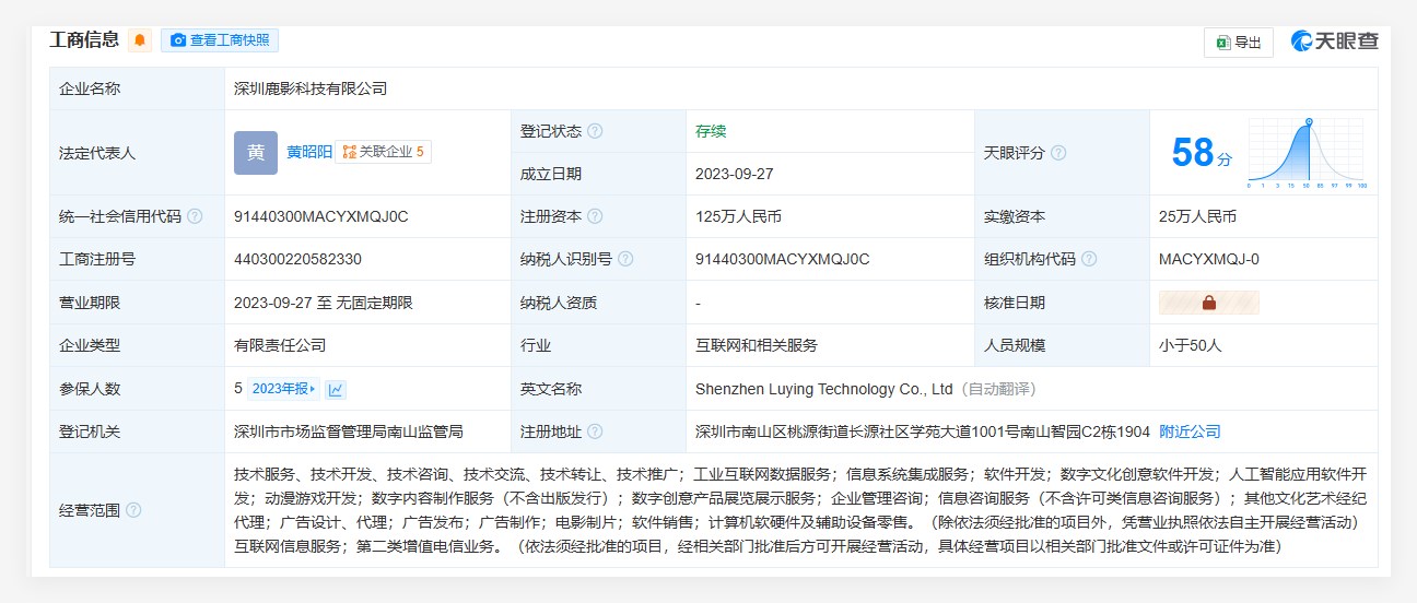 MiniMax意向收購AI視頻創業公司鹿影科技