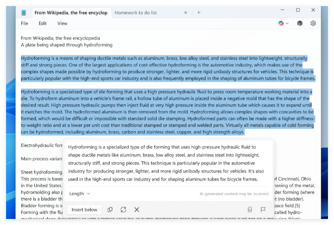 Microsoft tests the AI ​​summary function of Windows Notepad: Select it to summarize, easily refine text core