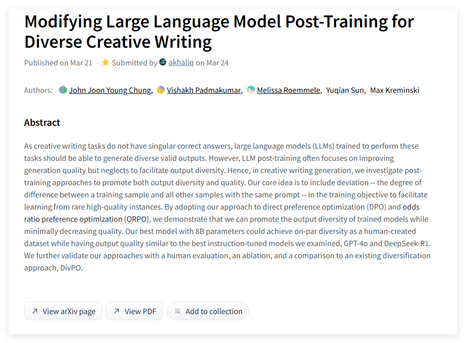 Midjourney's new research: Improving LLM's creative text generation capabilities