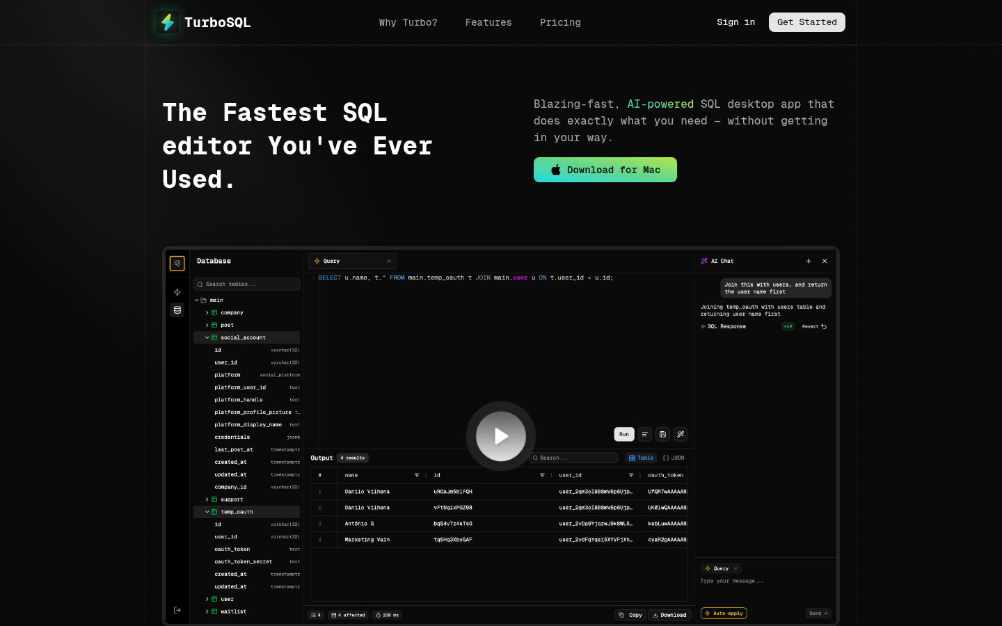 TurboSQL