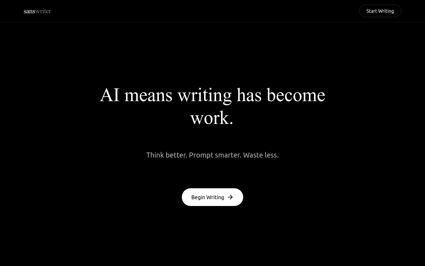 Sans Writer