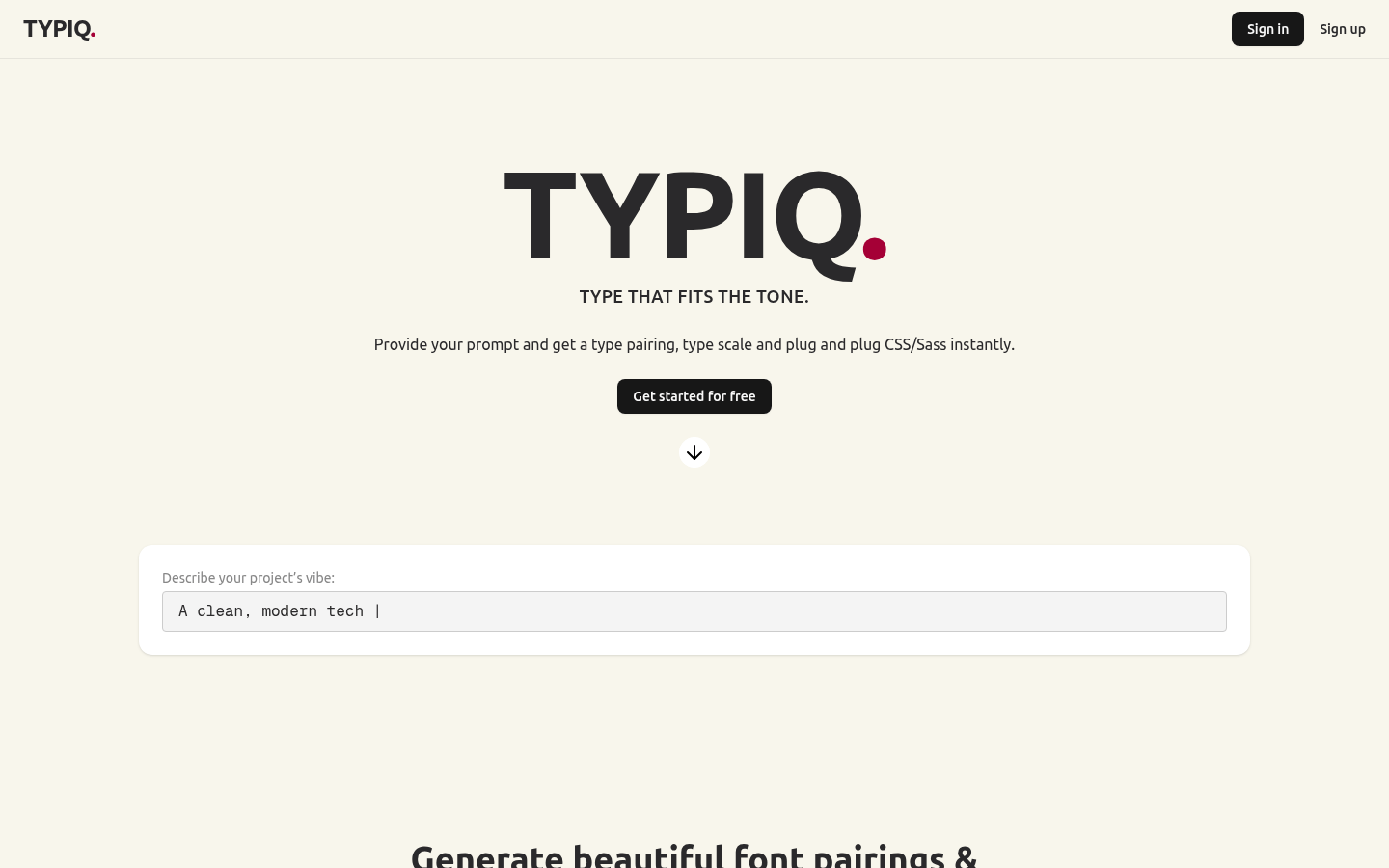 Typiq