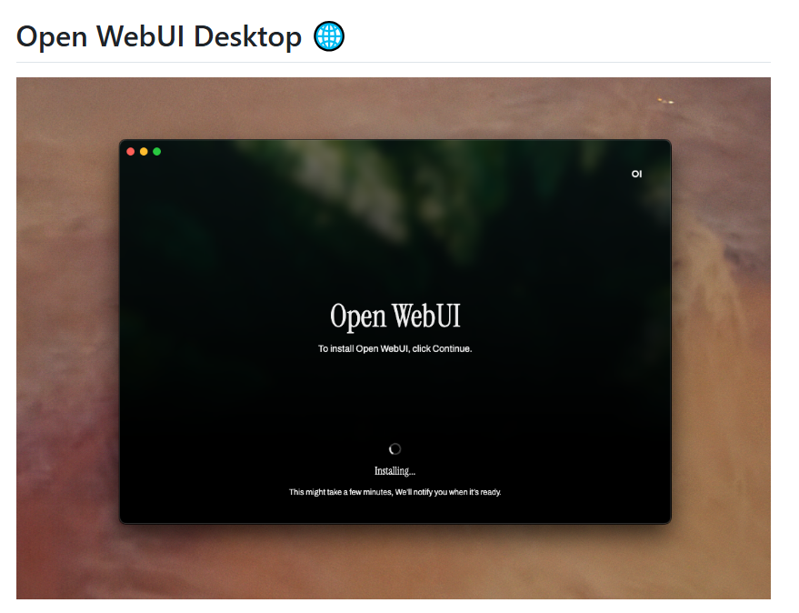 Open WebUI Desktop