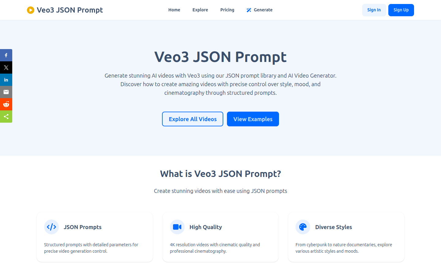 Veo3 JSON Prompt