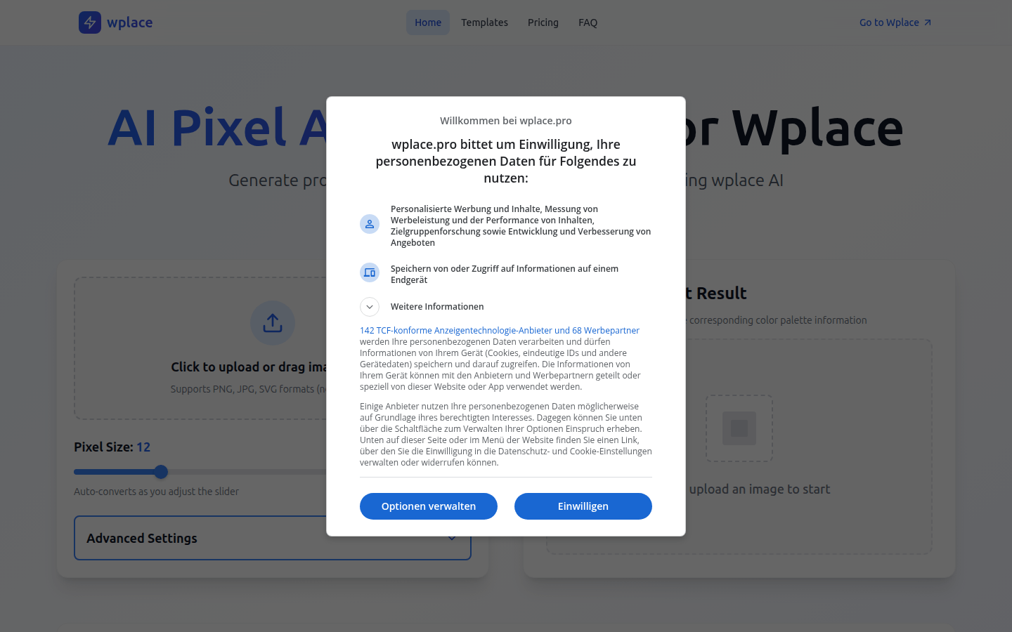 AI Pixel Art Converter For Wplace