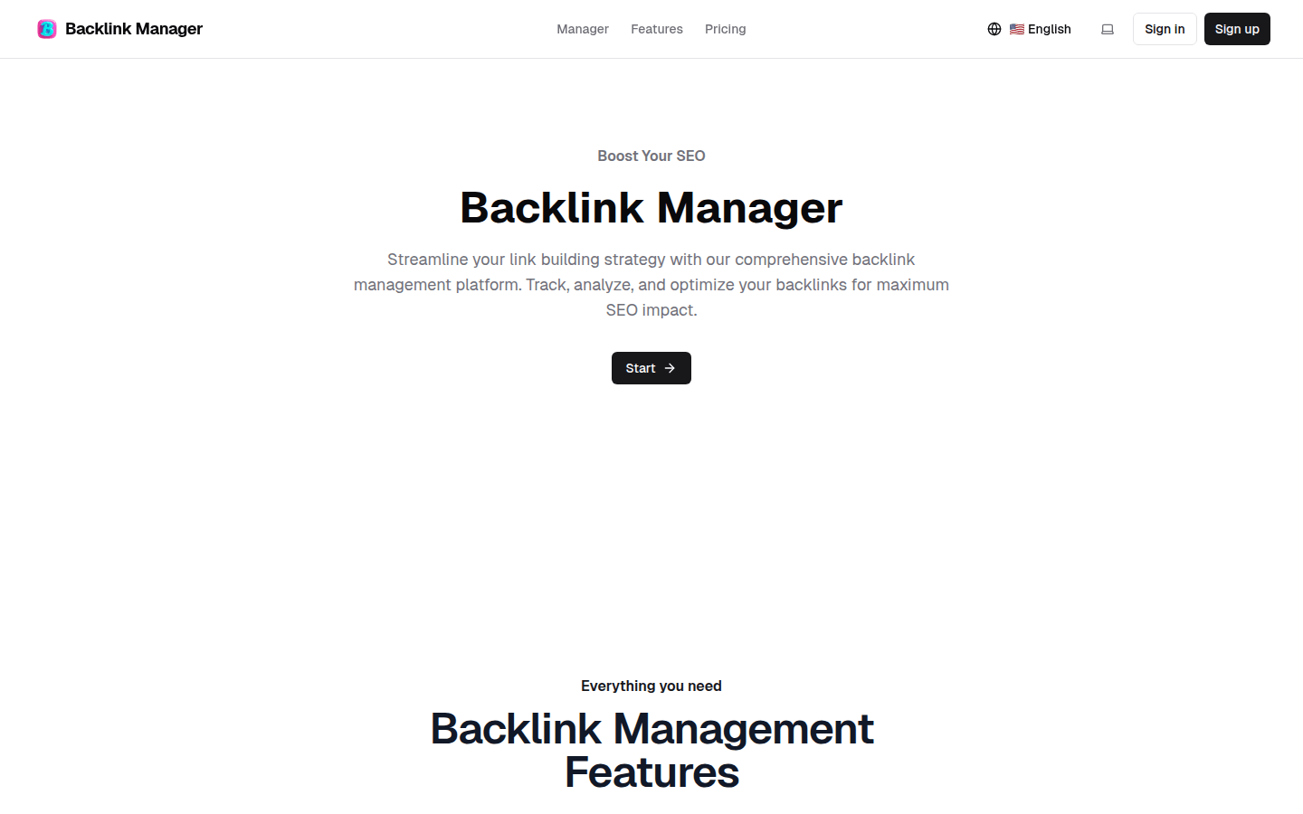 Backlink Manager