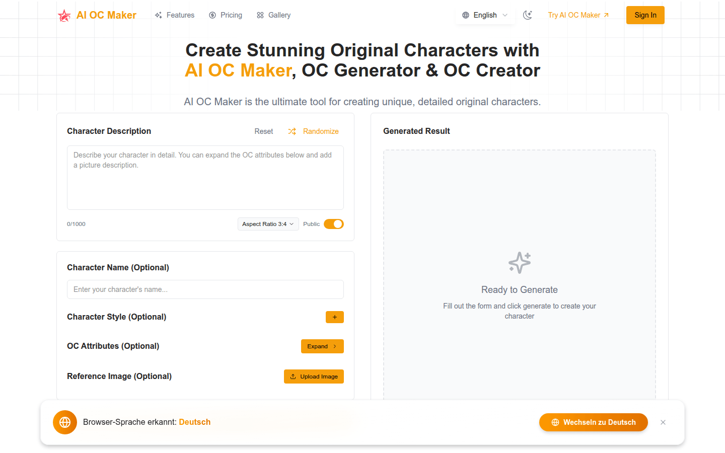 AI OC Maker