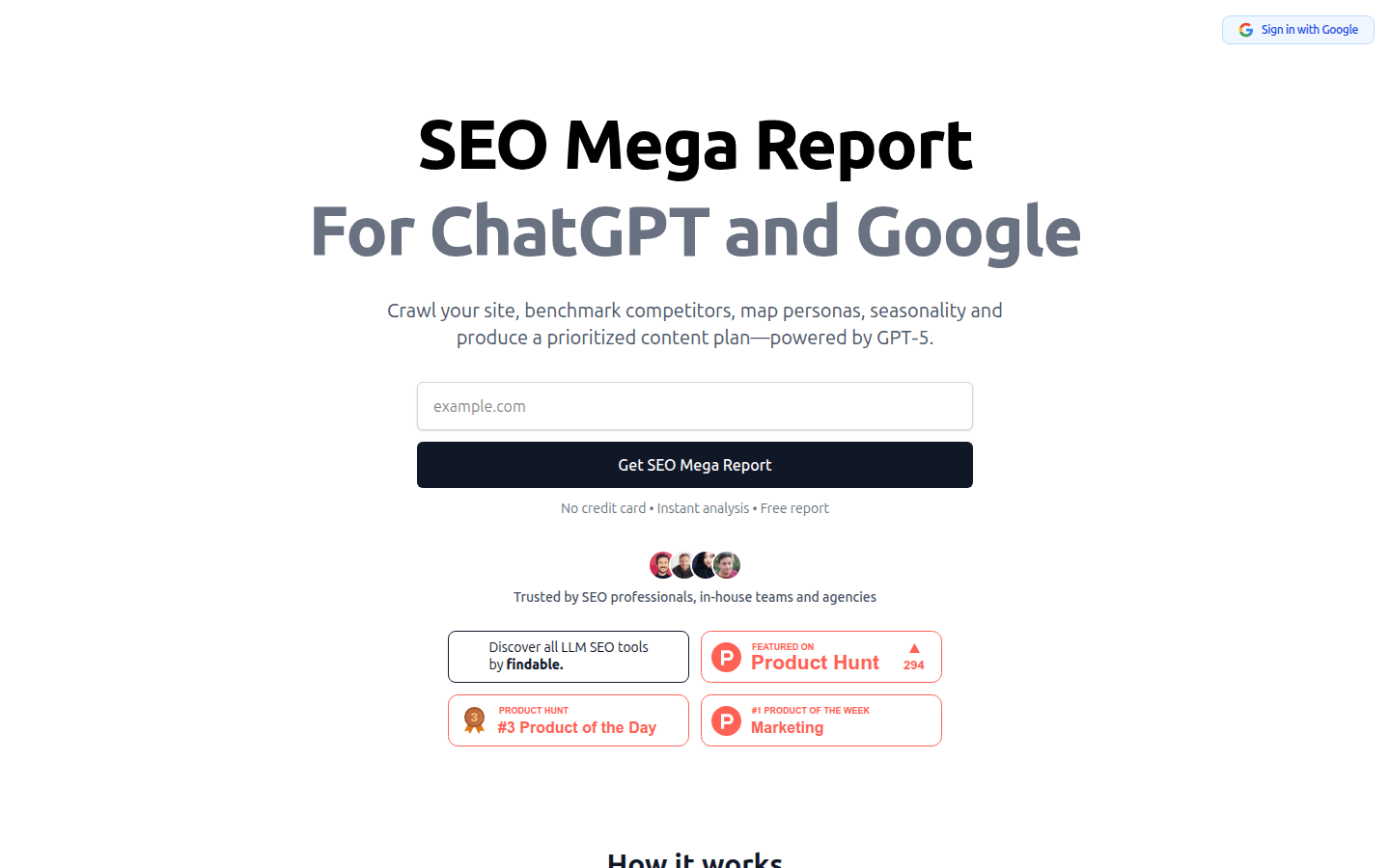 SEO Mega Report