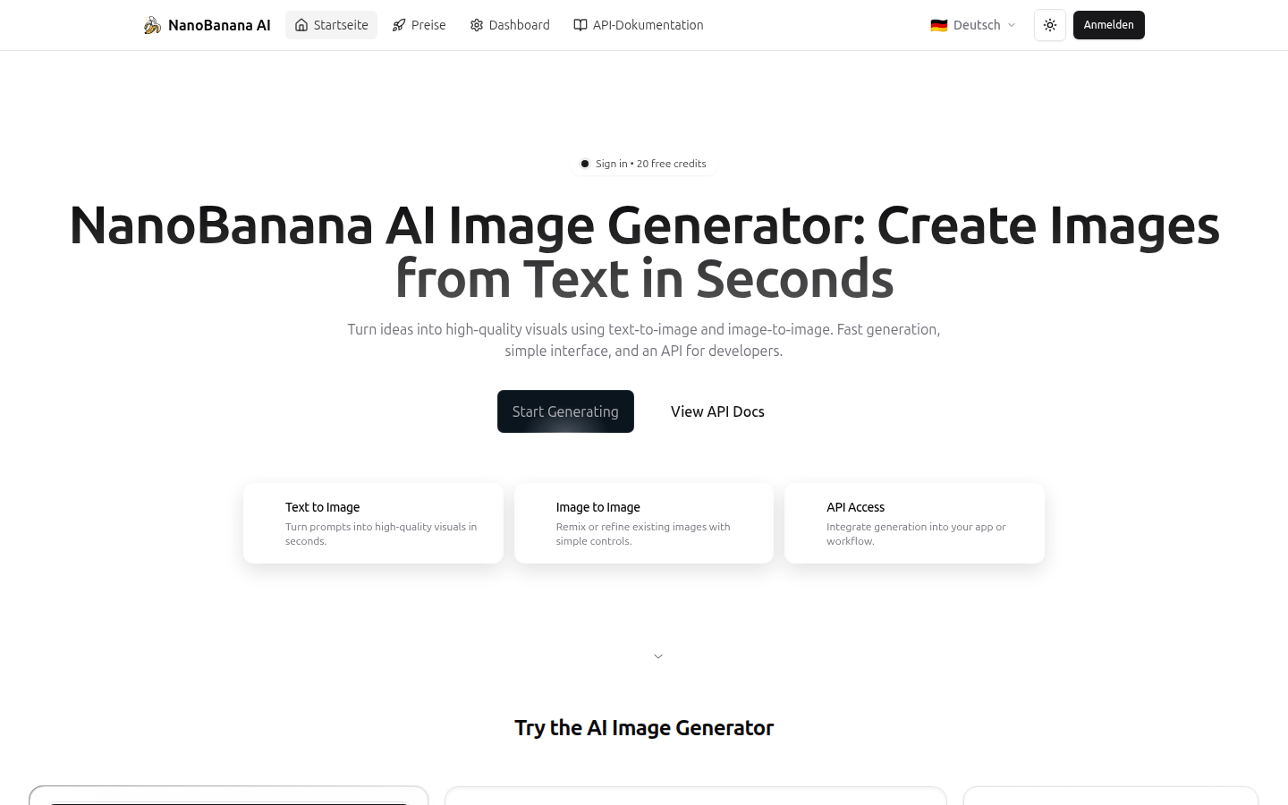 NanoBanana AI Image Generator