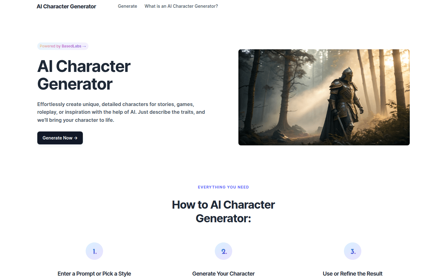 AI Character Generator