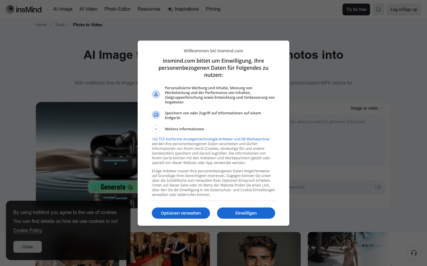 insMind Image to Video Converter