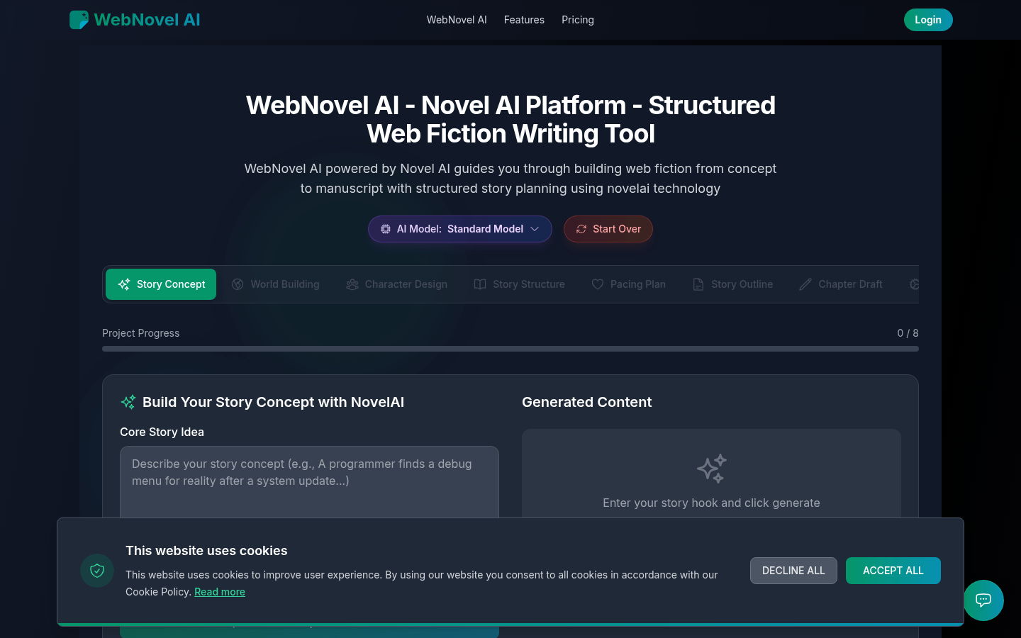 WebNovel AI