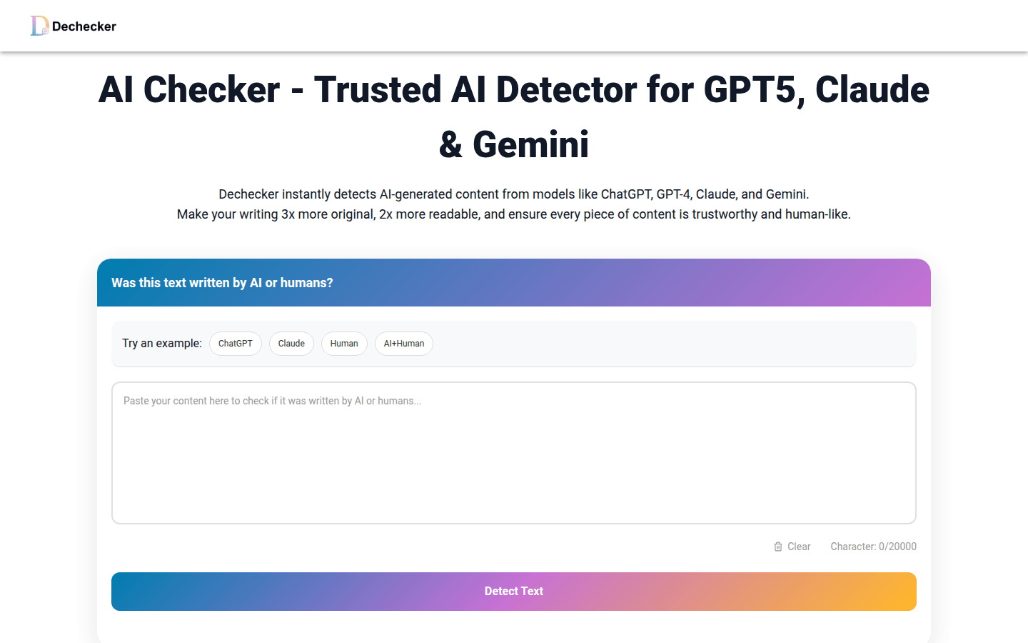 Dechecker