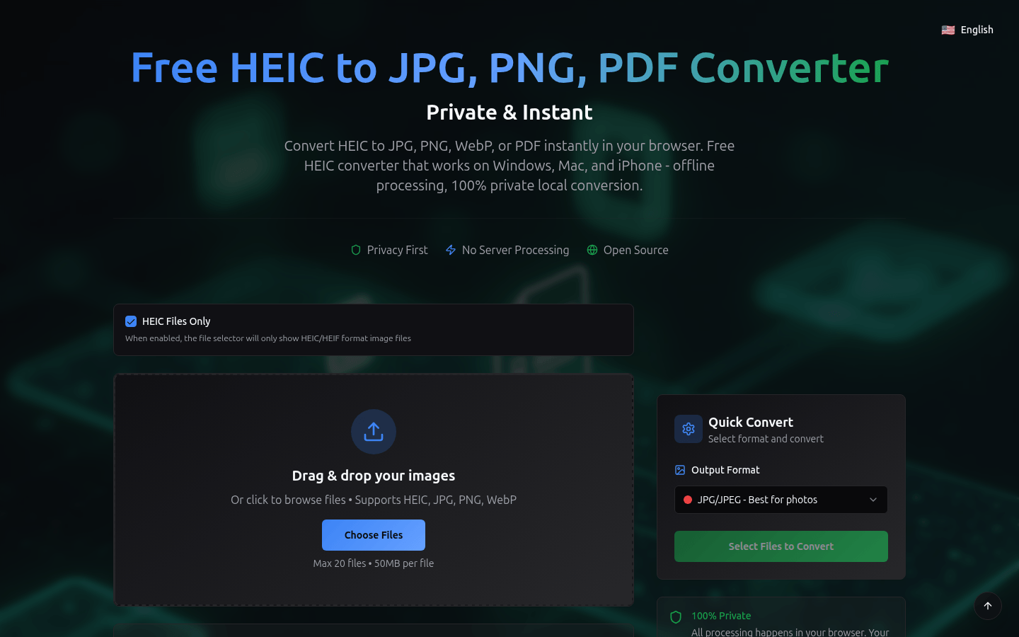 HEIC to JPG Converter